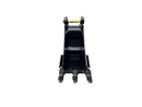 John Deere, Hitachi 160/180/190/200/210/220/225, 24in, 3 teeth, 80mm Pins, HD bucket, 0.4 CU M - EBJD160-8024HD - Excavator Bucket - Bedrock Attachments