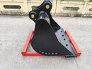 John Deere, Hitachi 160/180/190/200/210/220/225, 60in, 80mm Pins, Cleaning Bucket - EBJD160-8060CL - Excavator Bucket - Bedrock Attachments