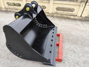 John Deere, Hitachi 160/180/190/200/210/220/225, 72in, 80mm Pins, Cleaning Bucket - EBJD160-8072CL - Excavator Bucket - Bedrock Attachments
