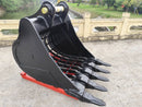 John Deere, Hitachi 330/350/370/380, 54in, 100mm Pins, Skeleton Bucket - EBJD330-10054ST - Excavator Bucket - Bedrock Attachments
