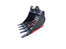 John Deere, Hitachi 330/350/370/380, 54in, 100mm Pins, Skeleton Bucket - EBJD330-10054ST - Excavator Bucket - Bedrock Attachments