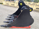 John Deere, Hitachi 330/350/370/380, 54in, 100mm Pins, Skeleton Bucket - EBJD330-10054ST - Excavator Bucket - Bedrock Attachments