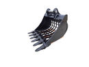 John Deere, Hitachi 330/350/370/380, 60in, 100mm Pins, Skeleton Bucket - EBJD330-10060ST - Excavator Bucket - Bedrock Attachments