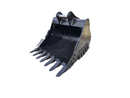 John Deere, Hitachi 450/470, 72in, 110mm Pins, 7 teeth, HD bucket, 2.69 CU M - EBJD450-11072HD - Excavator Bucket - Bedrock Attachments
