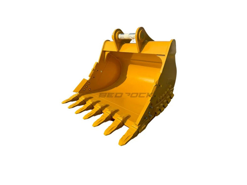 John Deere, Hitachi 450/470, 72in, 110mm Pins, 7 teeth, HD bucket, 2.69 CU M - EBJD450 - 11072HD - Excavator Bucket - Bedrock Attachments