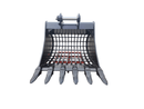 John Deere, Hitachi 450/470, 72in, 110mm Pins, Skeleton Bucket - EBJD450-11072ST - Excavator Bucket - Bedrock Attachments
