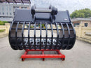 John Deere, Hitachi 450/470, 72in, 110mm Pins, Skeleton Bucket - EBJD450-11072ST - Excavator Bucket - Bedrock Attachments