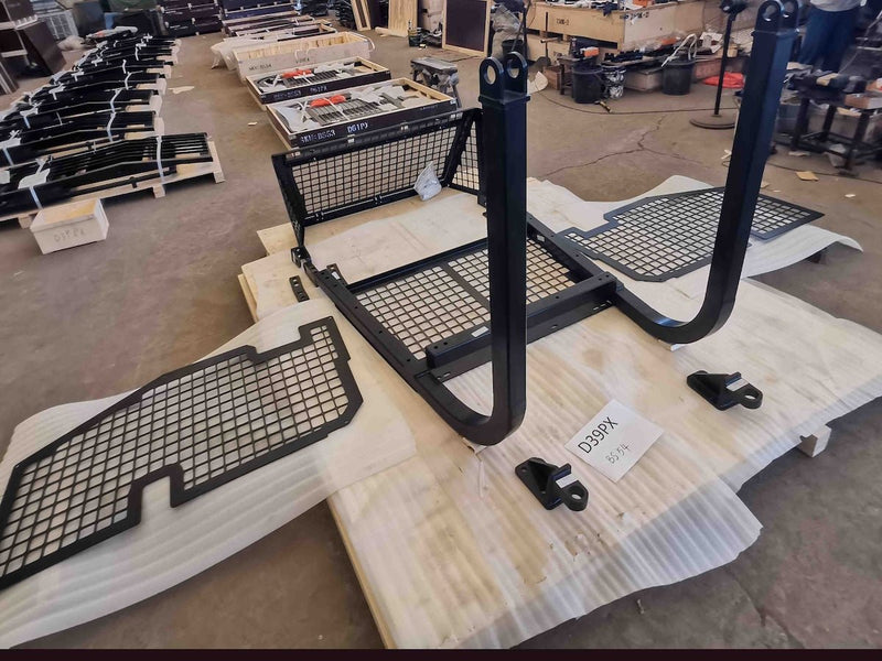 Komatsu Screens and Sweeps, Including Rear Screens package for D39PX - 24, D37EX - 24, D37PX - 24 - BS54R - Bulldozer Screens&Sweeps - Bedrock Attachments