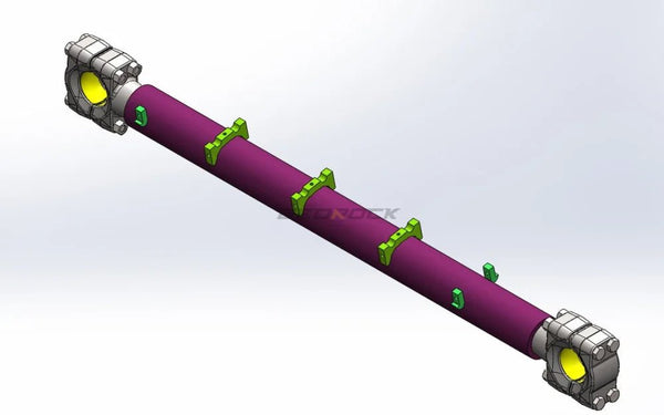 Link GP - stabilizer (include a Guard & 2 Tube AS) for D8T XL SU Blade - 2393340B - Bulldozer Blade - Bedrock Attachments