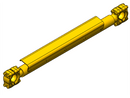 Link GP - stabilizer (include a Guard & 2 Tube AS) for D8T XL SU Blade - 2393340B - Bulldozer Blade - Bedrock Attachments