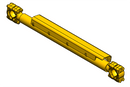 Link GP - stabilizer (include a Guard & 2 Tube AS) for D8T XL SU Blade - 2393340B - Bulldozer Blade - Bedrock Attachments