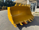 Loader Bucket PIN ON CAT 966 966L 966M 966XE 972 972XE, 3.4m3, 129in - WLRB966PO-129-3.4 - Loader Bucket - Bedrock Attachments
