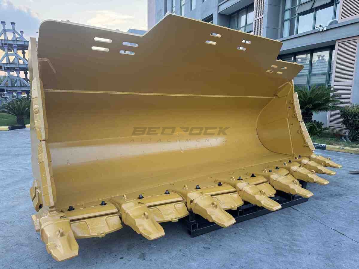 Loader Bucket PIN ON CAT 992K, 9m3, 192in, ROCK - Bedrock Attachments