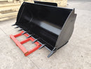 Loader General Purpose Bucket for ISO/Horizontal Pin Quick Coupler CAT 910 - 918, 1.3m3, 94in, BOT - WLB910GPISO-94-1.3T - Loader Bucket - Bedrock Attachments
