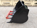 Loader General Purpose Bucket for ISO/Horizontal Pin Quick Coupler CAT 910 - 918, 1.3m3, 94in, BOT - WLB910GPISO-94-1.3T - Loader Bucket - Bedrock Attachments