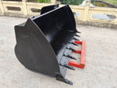 Loader General Purpose Bucket for ISO/Horizontal Pin Quick Coupler CAT 910 - 918, 1.7m3, 94in, BOT - WLB910GPISO-94-1.7T - Loader Bucket - Bedrock Attachments