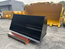 Loader GP Bucket for ISO/Horizontal Pin Quick Coupler CAT 906 - 908, 1.3m3, 81in - WLB906GPISO-81-1.3 - Loader Bucket - Bedrock Attachments