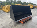 Loader Light Material Bucket for ISO Quick Coupler CAT 906 - 908, 1.2m3, 81in - WLB906LMISO-81-1.2 - Loader Bucket - Bedrock Attachments