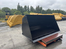 Loader Light Material Bucket for ISO Quick Coupler CAT 906 - 908, 1.5m3, 81in - WLB906LMISO-81-1.5 - Loader Bucket - Bedrock Attachments