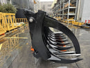 Loader Rake with Double Top Clamp 120in - WLRDWC120FC - Loader - Rake - Bedrock Attachments