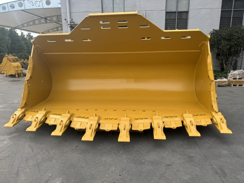 Loader Spade Nose Rock Bucket PIN ON CAT 988H, 6.4m3, 158in - WLRB988PO-158-6.4 - Loader Bucket - Bedrock Attachments