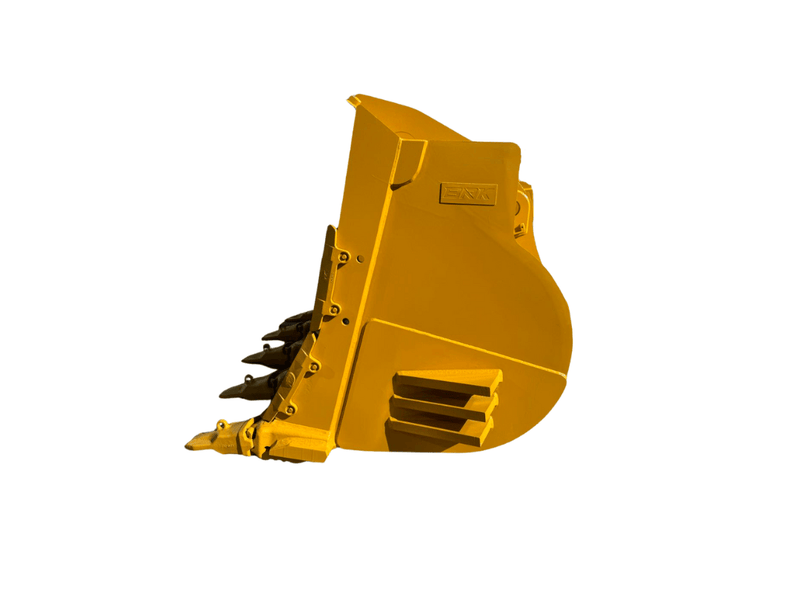 Loader Spade Nose Rock Bucket PIN ON, CAT 992K, 11.5m3, 199in, 5056mm - WLRB992PO - 199 - 11.5 - Loader Bucket - Bedrock Attachments