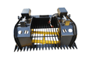Mini Hydraulic Excavator / Skid Steer Loader Skeleton Bucket with Grapple, 68in - SKSBWGR-68 - Skeleton Bucket with Grapple - Bedrock Attachments