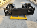 Mini Hydraulic Excavator / Skid Steer Loader Skeleton Bucket with Grapple, 84in - SKSBWGR-84 - Skeleton Bucket with Grapple - Bedrock Attachments