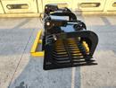Mini Hydraulic Excavator / Skid Steer Loader Skeleton Bucket with Grapple, 84in - SKSBWGR-84 - Skeleton Bucket with Grapple - Bedrock Attachments