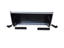 Mini Hydraulic Excavator / Skid Steer Loader Snow Pusher, 120in-SKSSNP120-Skid Steer Snow Pusher-Bedrock Attachments