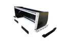 Mini Hydraulic Excavator / Skid Steer Loader Snow Pusher, 120in-SKSSNP120-Skid Steer Snow Pusher-Bedrock Attachments