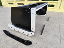 Mini Hydraulic Excavator / Skid Steer Loader Snow Pusher, 120in-SKSSNP120-Skid Steer Snow Pusher-Bedrock Attachments