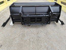 Mini Hydraulic Excavator / Skid Steer Loader Snow Pusher, 120in-SKSSNP120-Skid Steer Snow Pusher-Bedrock Attachments