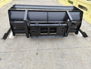 Mini Hydraulic Excavator / Skid Steer Loader Snow Pusher, 96in-SKSSNP96-Skid Steer Snow Pusher-Bedrock Attachments