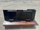 Mini Hydraulic Excavator/Skid Steer Loader GP Bucket 66", 0.53CU - YD, BOT - SKGPB-66-T - Skid Steer - Bedrock Attachments