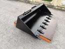 Mini Hydraulic Excavator/Skid Steer Loader GP Bucket 72, 0.58CU - YD, BOT - SKGPB-72-T - Skid Steer - Bedrock Attachments