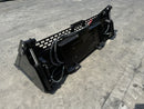 Mini Hydraulic Excavator/Skid Steer Loader Multipurpose Bucket/4in1 Bucket, 78in, cutting edge - SKMPB-78-E - Skid Steer - Bedrock Attachments