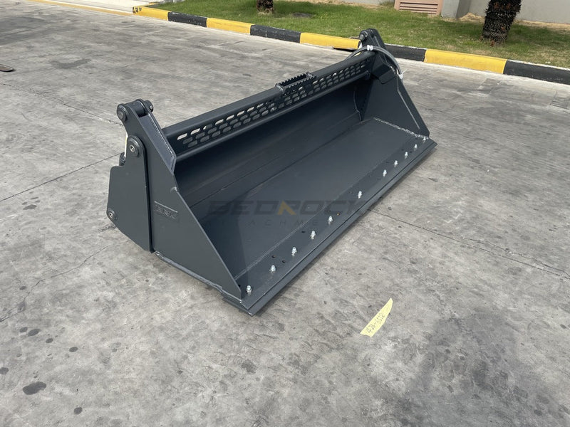 Mini Hydraulic Excavator/Skid Steer Loader Multipurpose Bucket/4in1 Bucket, 84in, cutting edge-SKMPB-84-E-Skid Steer-Bedrock Attachments