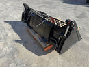 Mini Hydraulic Excavator/Skid Steer Loader Multipurpose Bucket/4in1 Bucket, 84in, cutting edge - SKMPB-84-E - Skid Steer - Bedrock Attachments