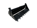 Mini Hydraulic Excavator/Skid Steer Loader Multipurpose Bucket/4in1 Bucket, 84in, teeth - SKMPB-84-T - Skid Steer - Bedrock Attachments