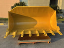 Pin on Bucket to fits CAT 950/962 loader, 115in, 3.4m3 - WLB953PO-98-1.8 - Loader Bucket - Bedrock Attachments