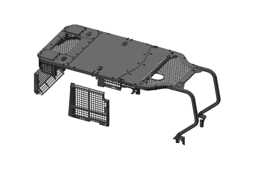 Screens and Sweeps fits CAT D5 Bulldozer - Bedrock Attachments