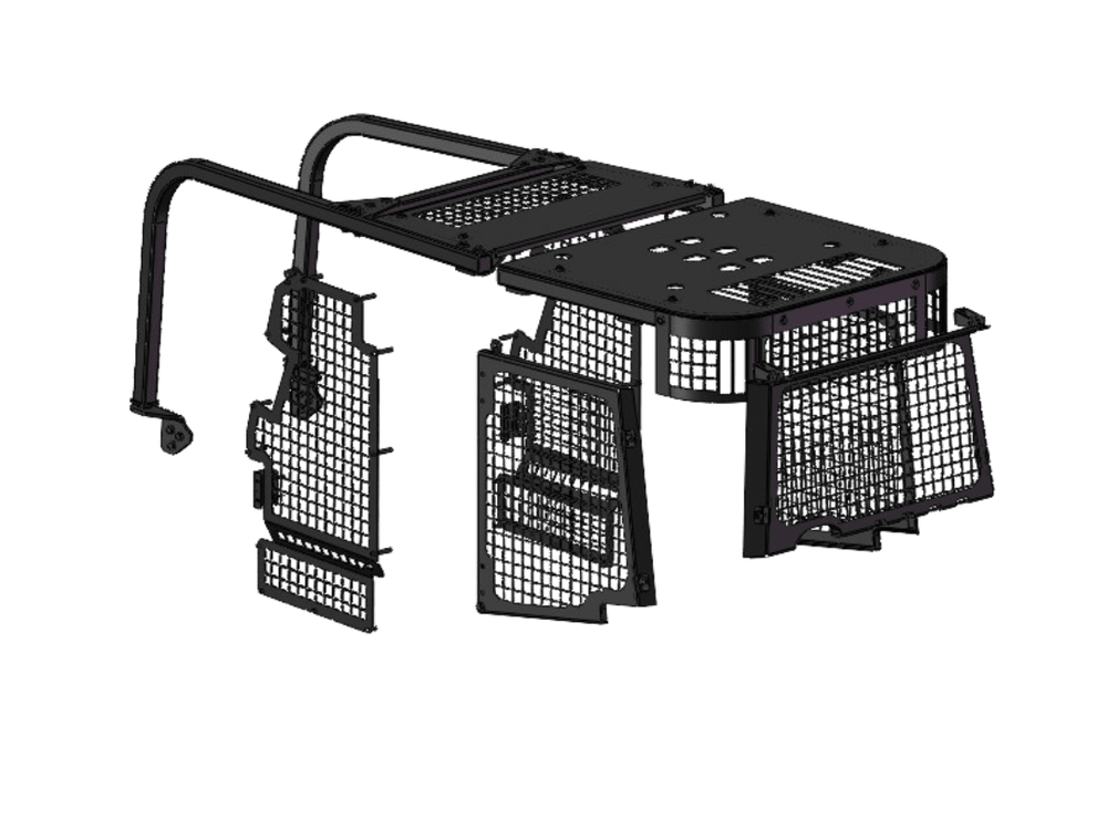 Screens and Sweeps fits CAT D6K-2C Bulldozer - Bedrock Attachments