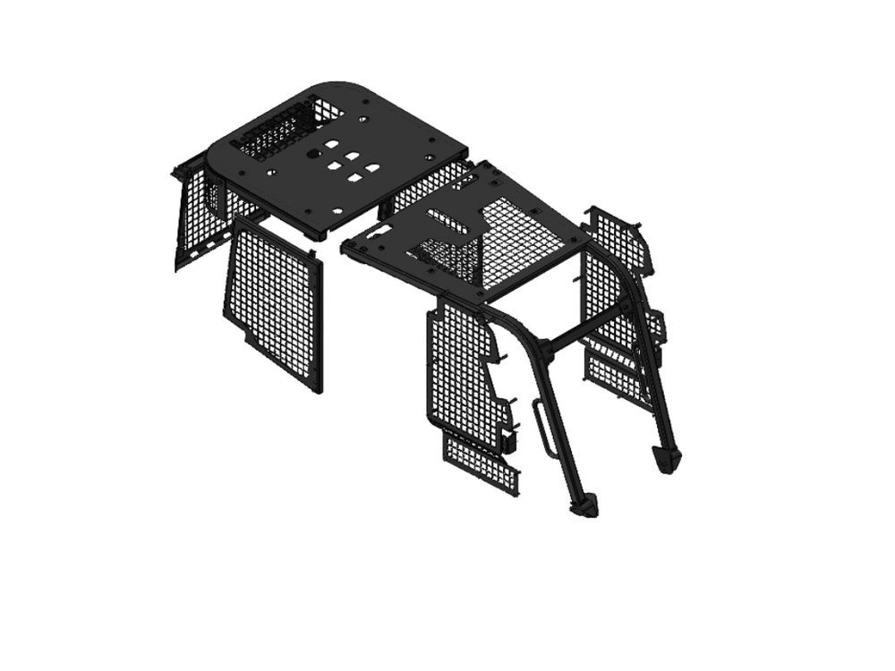 Screens and Sweeps fits CAT D6K Bulldozer - Bedrock Attachments