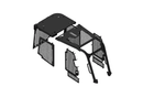 Screens and Sweeps fits CAT D6K Bulldozer with Open Rops Cabin-BS05-Bulldozer Screens&Sweeps-Bedrock Attachments