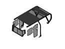 Screens and Sweeps fits CAT D7R Bulldozer - BS14-BS15 - Bulldozer Screens&Sweeps - Bedrock Attachments
