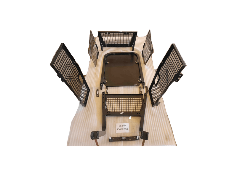 Screens and Sweeps, including Door Screens for John Deere 650J/H 550J/H 450J/H - BS24D - Bulldozer Screens&Sweeps - Bedrock Attachments