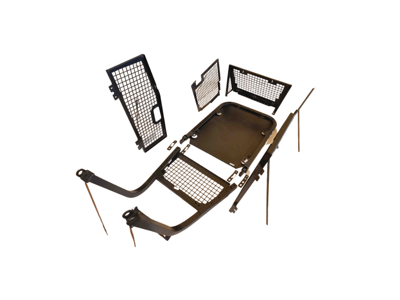 Screens and Sweeps, including Door Screens for John Deere 650J/H 550J/H 450J/H - BS24D - Bulldozer Screens&Sweeps - Bedrock Attachments