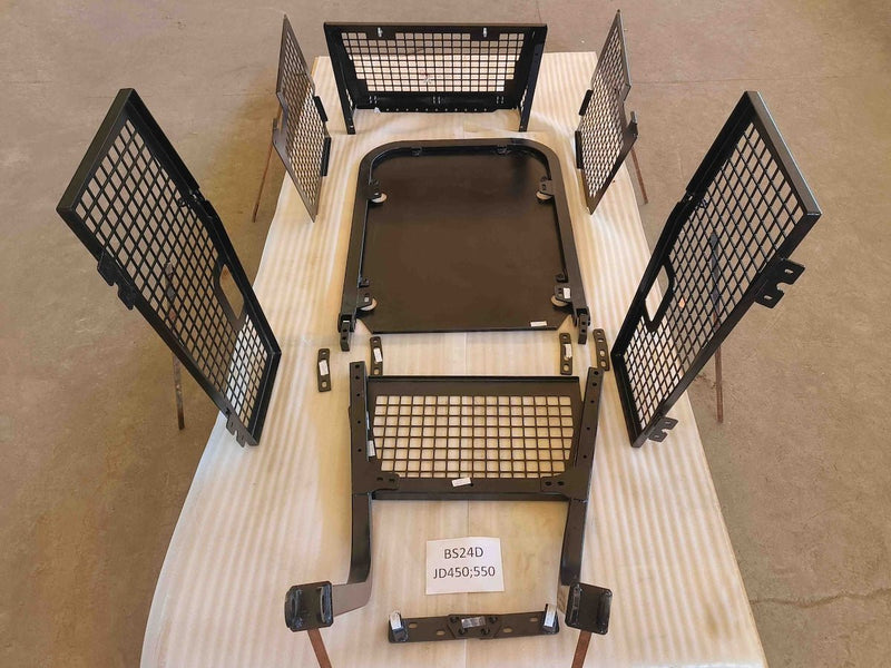 Screens and Sweeps, including Door Screens for John Deere 650J/H 550J/H 450J/H - BS24D - Bulldozer Screens&Sweeps - Bedrock Attachments
