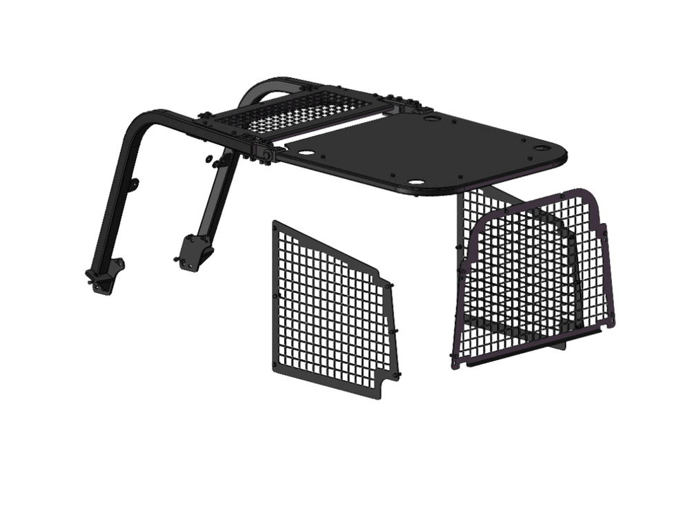 Screens Sweeps fits John Deere 650K Open Rops Bulldozer - Bedrock